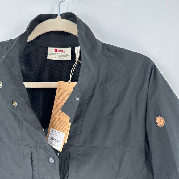 Fjallraven Women's Black Abisko Hike Anorak Jacket Size XL - Picture 6 of 12